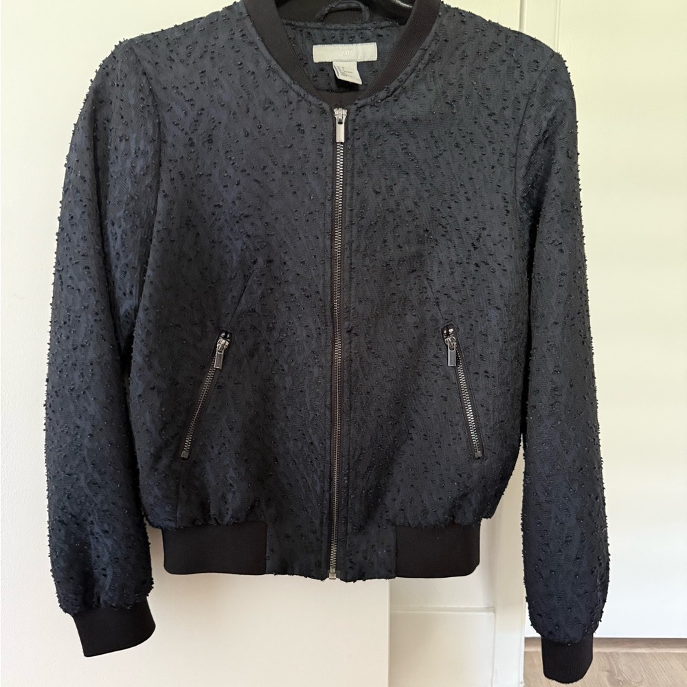 H&M Dark Textured Jacket